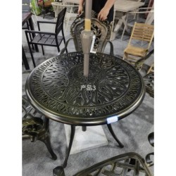 Dining Table Cast Aluminum Bronze