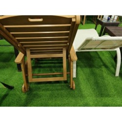 Outdoor Chaise Lounges Plastic Wood Yellow